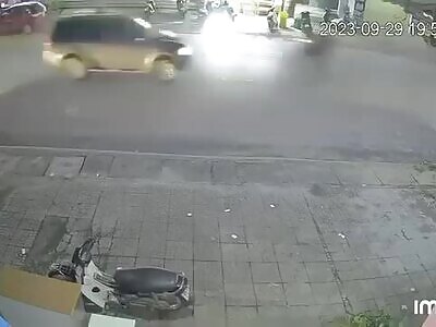 Five on scooter, bad idea.