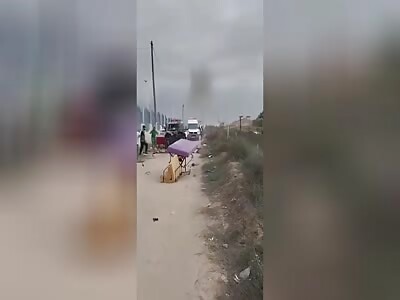 Attack on an ambulance by the Israeli army in Gaza