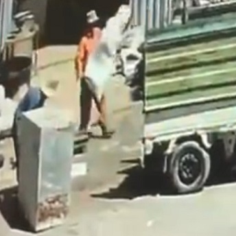 Bomb Blows Up In Worker's Face Killing Him Instantly