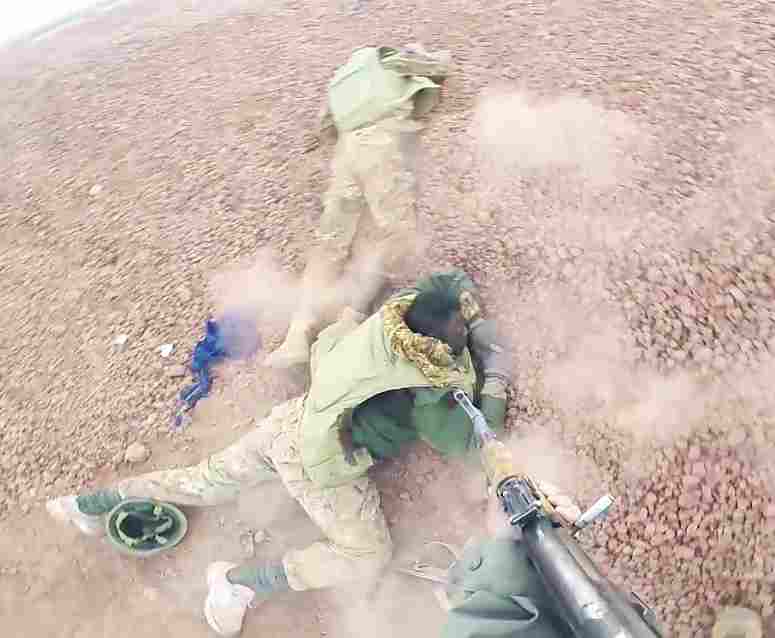 GoPro Combat Footage With Soldiers Getting Finished Off