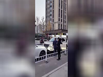 Chinese Man Drove Into Guy Over Dispute