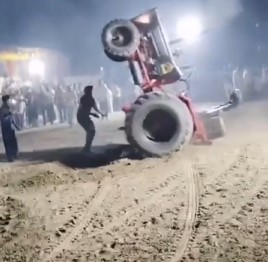 Tractor Stunt Kills Man Who Loses his Balance