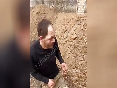 Punishment of a Russian military man by a senior officer for failure t