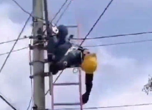 Worker died electrocuted in CALI