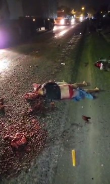 Horrific accident happened in maranhão BR road