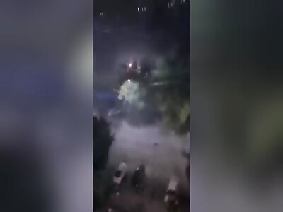 A speeding car hit a number of people while they were celebrating 