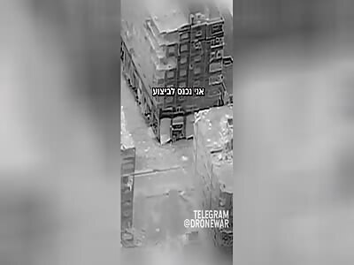 Vertical footage of IDF operations in Gaza (II)