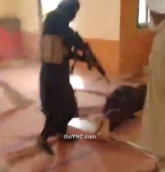 Muslims Execute other Muslim in a Mosque.  (Not Praying Hard Enough?)