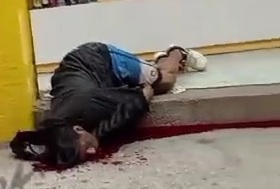 Young man executed in front of store 