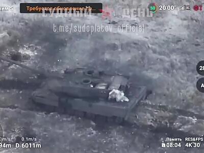 Ukrainian armoured assault destroyed 