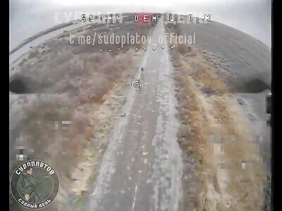 Russian drones working on ukrop positions