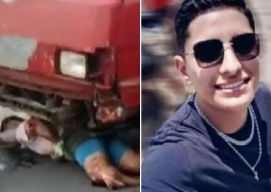 Motorcyclist butchered under truck 