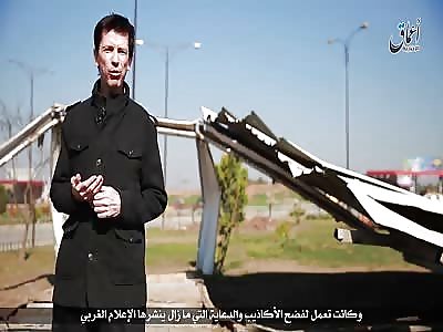 John Cantlie Talks about the American Airstrikes on Media Kiosks in Mosul City