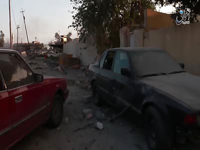 Aftermath Of Powerful U.S. Bombing in Mosul City