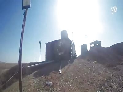 POV Footage Shows ISIS Point Blank Attack on Peshmerga Outpost