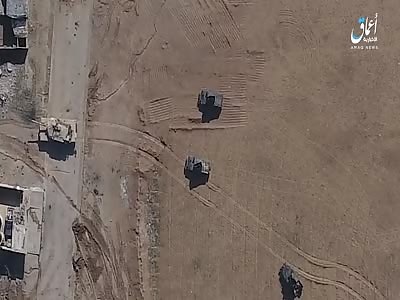ISIS Combat Drone vs Iraqi Humvee