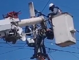 Worker Dies from Electrocution while Fixing Power Line.