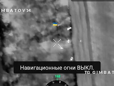 Ukrop Troop Rotation Interupted By Strike Drones 