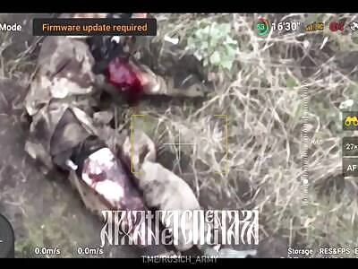 Ukrainian soldier got destroyed