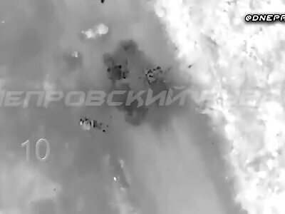 Ukrainian soldiers ambushed in the night 