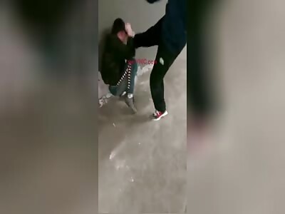 Adult male brutally beat a young guy