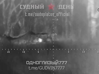 Russian sniper lands headshot 