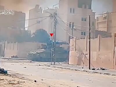 More hamas strikes on izriali tank 