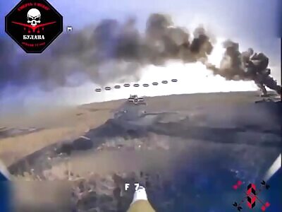 Destruction of a Russian convoy