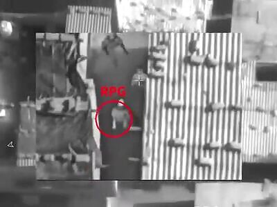 Edited israeli footage of russia bombing isis