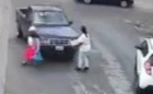 Driver purposely crashed old woman crossing street 