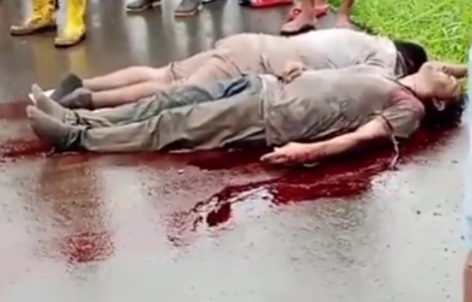 Three dead bodies of gang members executed and dumped in side road 