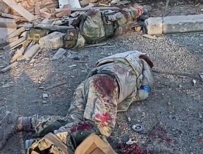 Ukrainian dead soldiers everywhere 