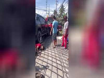 Young Filipino miraculously survives strange accident