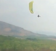 Paraglider Dies after Smashing into Ground.