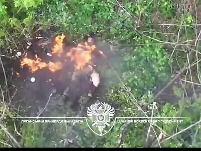 Drone-Bombed Invader in Agony—Caught in HELLFIRE