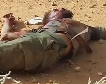 Janjaouid militia fighter killed by sudanian army 
