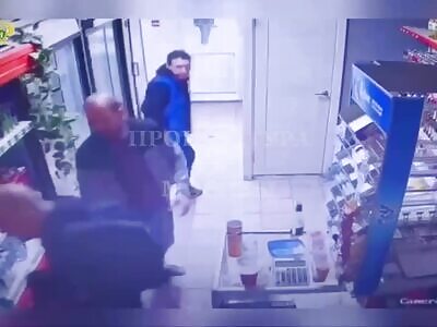 Russian Shoplifter Goes Crazy, Slashes Stabs Random People