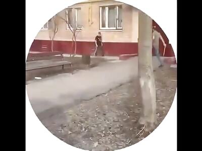 Man Beats Down Syndrome Guy for Fun, Russian GF Films