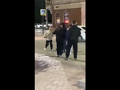 Dude Gets Stabbed After Starting Fight With The Wrong One