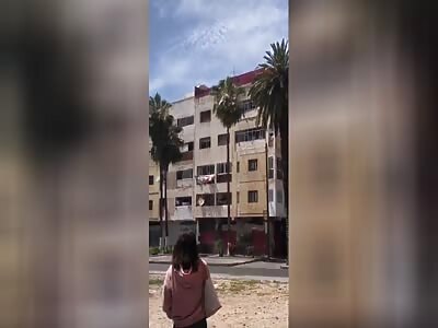 Caught On Camera, 4-Story Building Crumbles In Casablanca 3