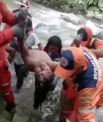 drowned person suffered head trauma which caused his death instantly