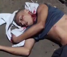 Young man slaughtered in favela 