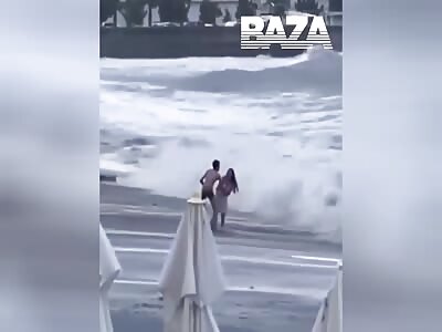 DAMN: Girlfriend Swept away by Sea and Drown