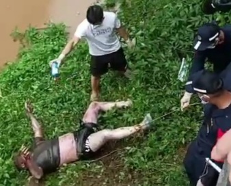 [RIGOR MORTIS]CHINESE MALE BODY FOUND DROWNED IN RIVER 