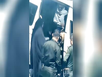 Iran: Muslim women kidnap a woman on a bus.
