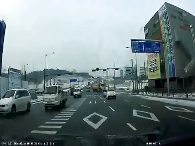 Lucky Pedestrian!