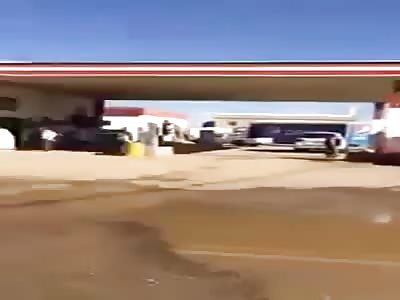 Bizarre Fuel Station Accident Aftermath