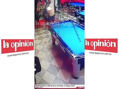 Policeman and his Nephew Executed Near the Pool Table