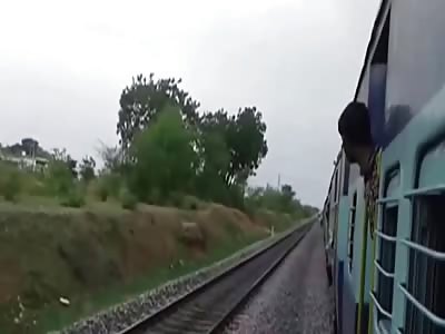 Girl Jumps in Front of Fast Moving Train After Getting Low Marks in Exam @:40