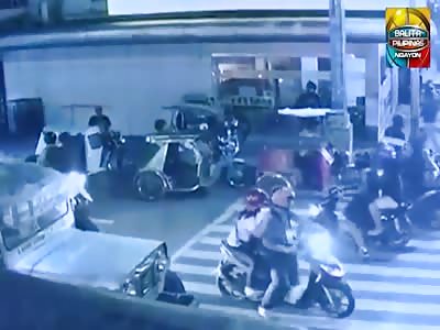 Tricycle Driver Executed by Close Range Shot